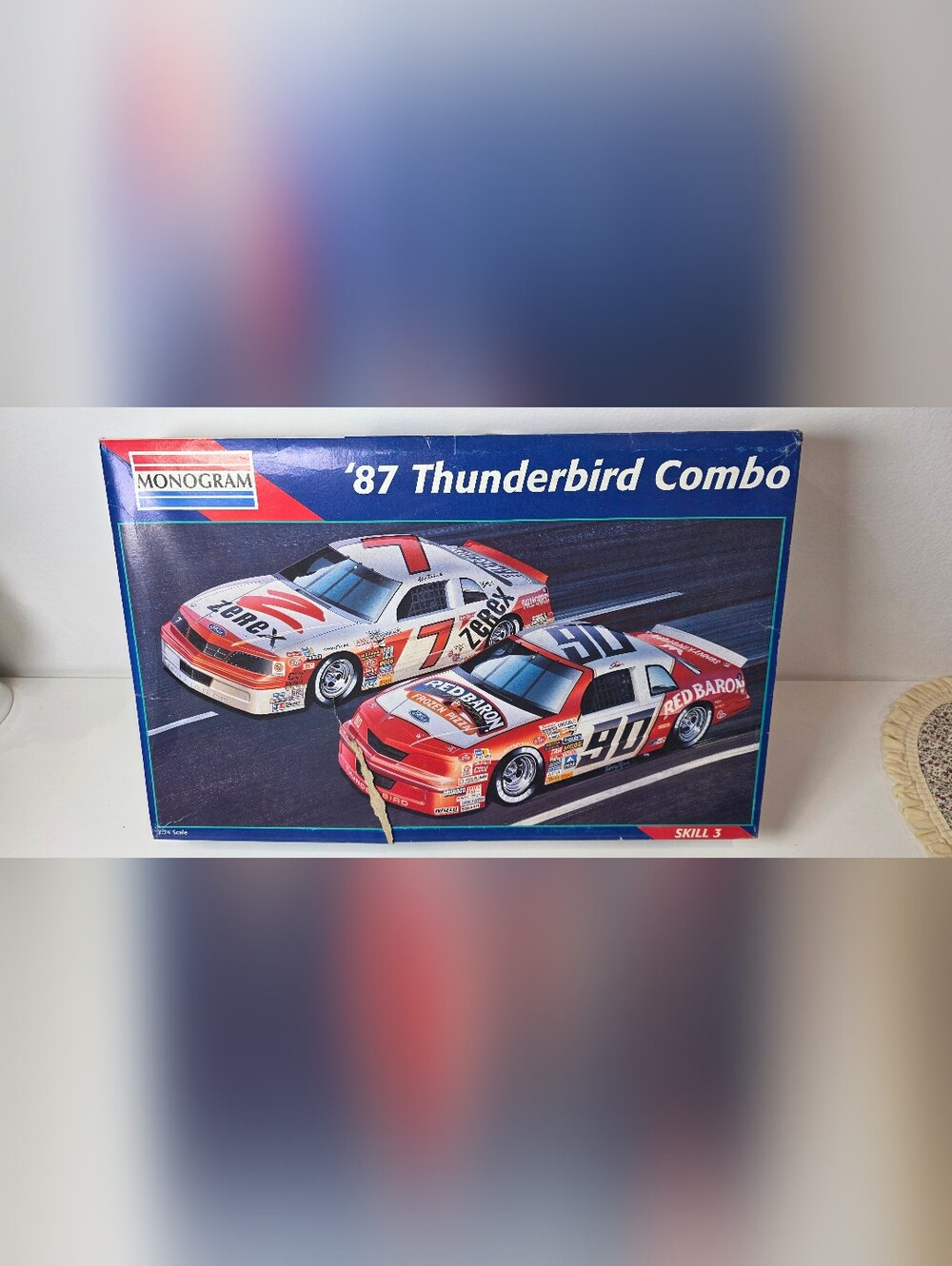 Vintage 1996 Monogram '87 Thunderbird Combo plastic model kit